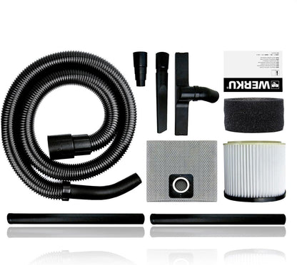 Werku WK402030 Aspirador Seco Húmedo 50L 1400W Filtro HEPA