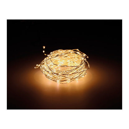 Guirnalda micro led, 567 leds, multifunción, luz cálida, exterior, 9 m