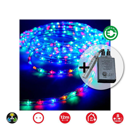 Kit flexiled multifuncion multicolor 12 m