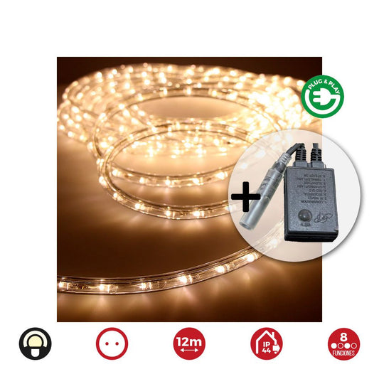 Kit flexiled multifuncion blanco calido 12 m