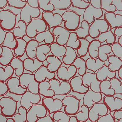 Papel de regalo corazones, 70 cm x 40 m