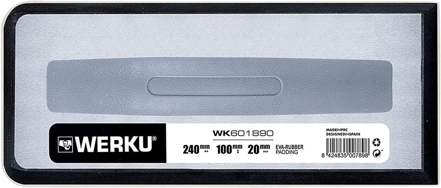 Talocha Rectangular de Aluminio WK601890 Mango Ergonómico