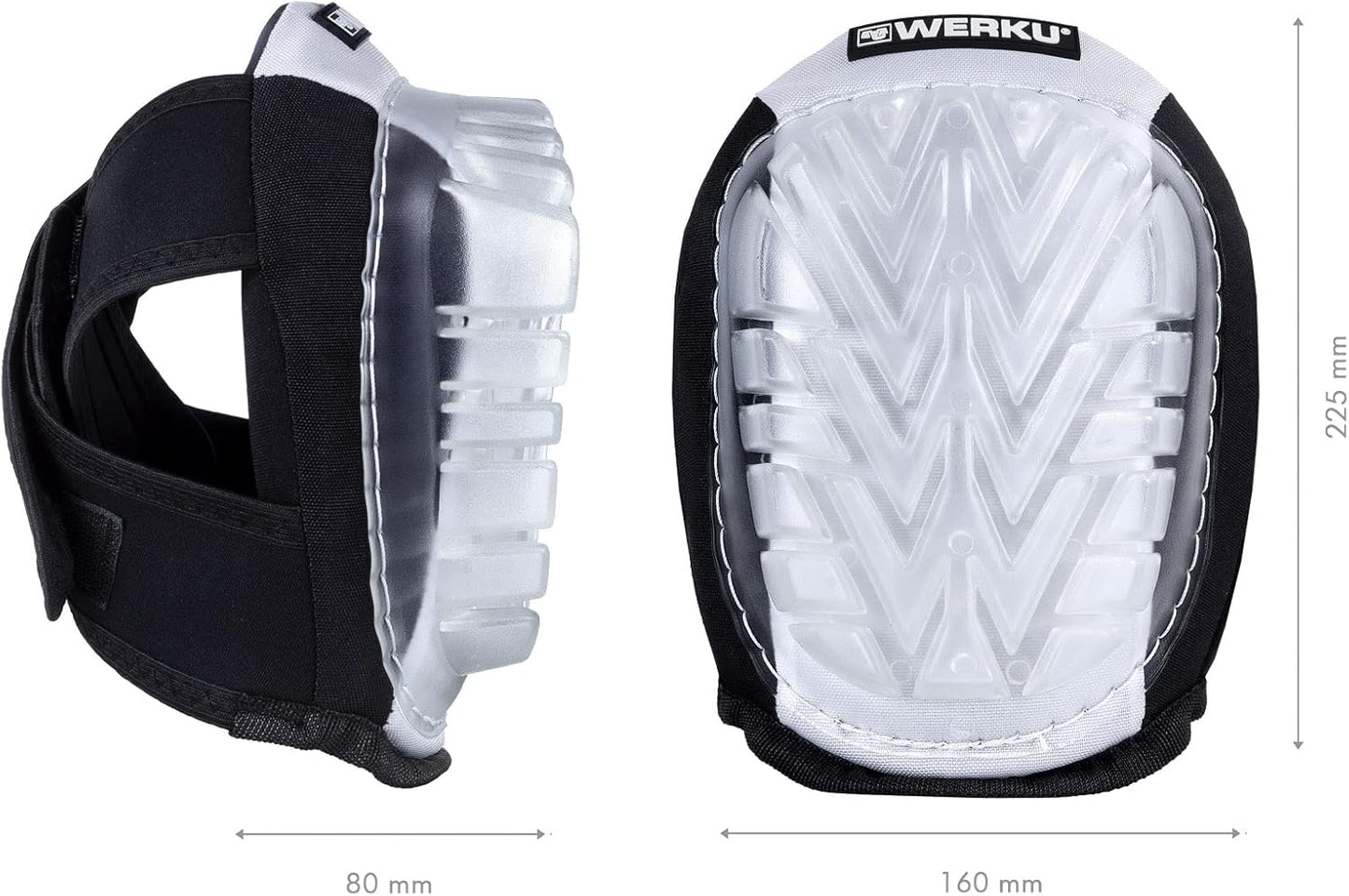 Rodilleras Profesionales WK100340 Protección 100 N Certificación CE