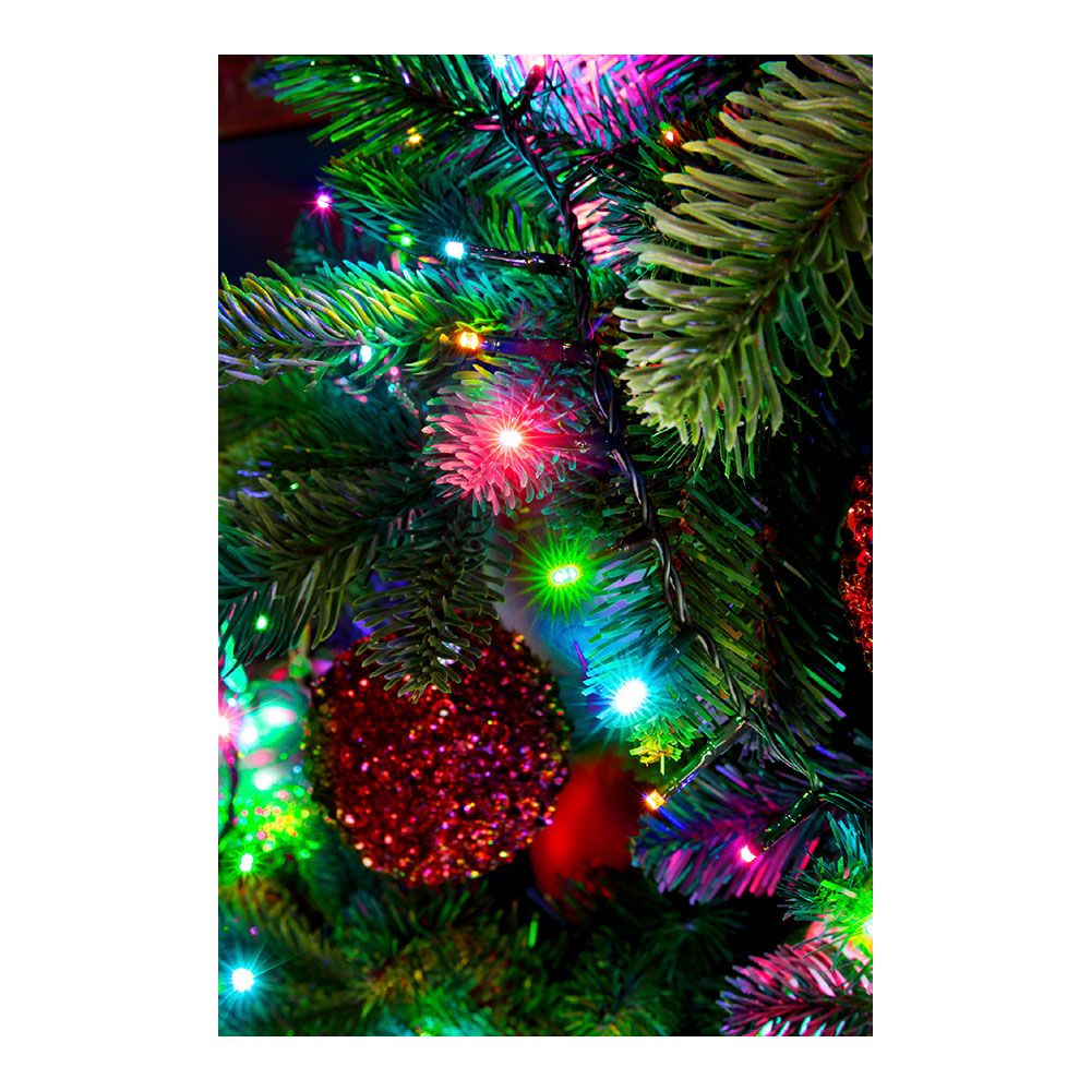 Guirnalda multifunción, uso exterior, led compact, multicolor pastel, cable verde, 750 leds, 21 m