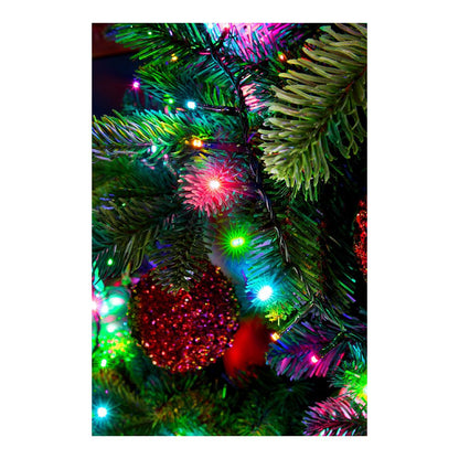 Guirnalda multifunción, uso exterior, led compact, multicolor pastel, cable verde, 750 leds, 21 m