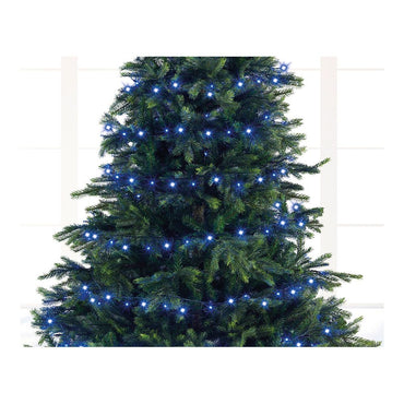 Guirnalda multifunción, uso exterior, led compact, multicolor azul, cable verde, 750 leds, 21 m