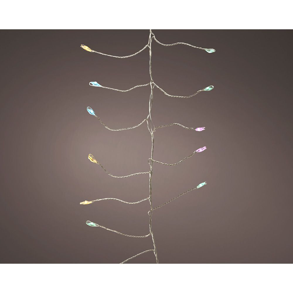 Guirnalda microleds parpadeante, 480 leds, multicolor suave