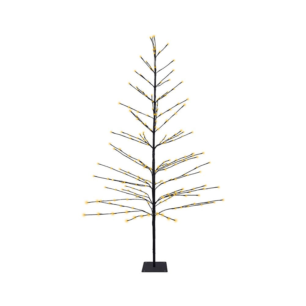 Árbol iluminado 232 leds luz cálida 1,80 m