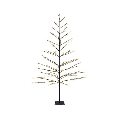 Árbol iluminado 232 leds luz cálida 1,80 m