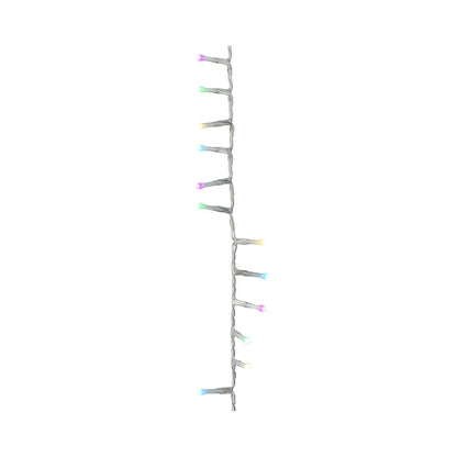 Guirnalda multifunción, uso exterior, basic, multicolor, cable transparente, 500 leds, 16 m