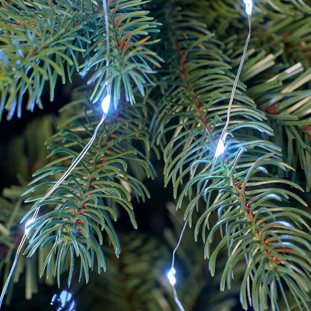 Guirnalda micro led exterior para arbol blanco frío 1,8 m