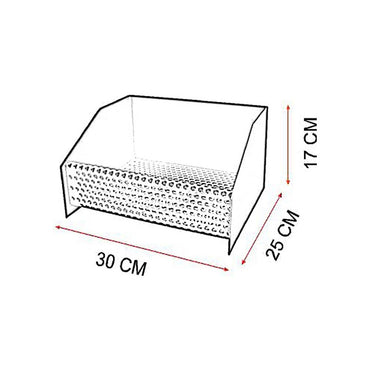 Cesta quemador de pellets 30 x 25 x 17 cm