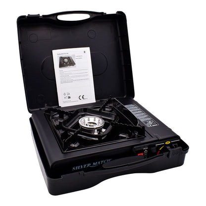 Cocina portátil de gas de 1 fuego, 20 kw, 146 g/h