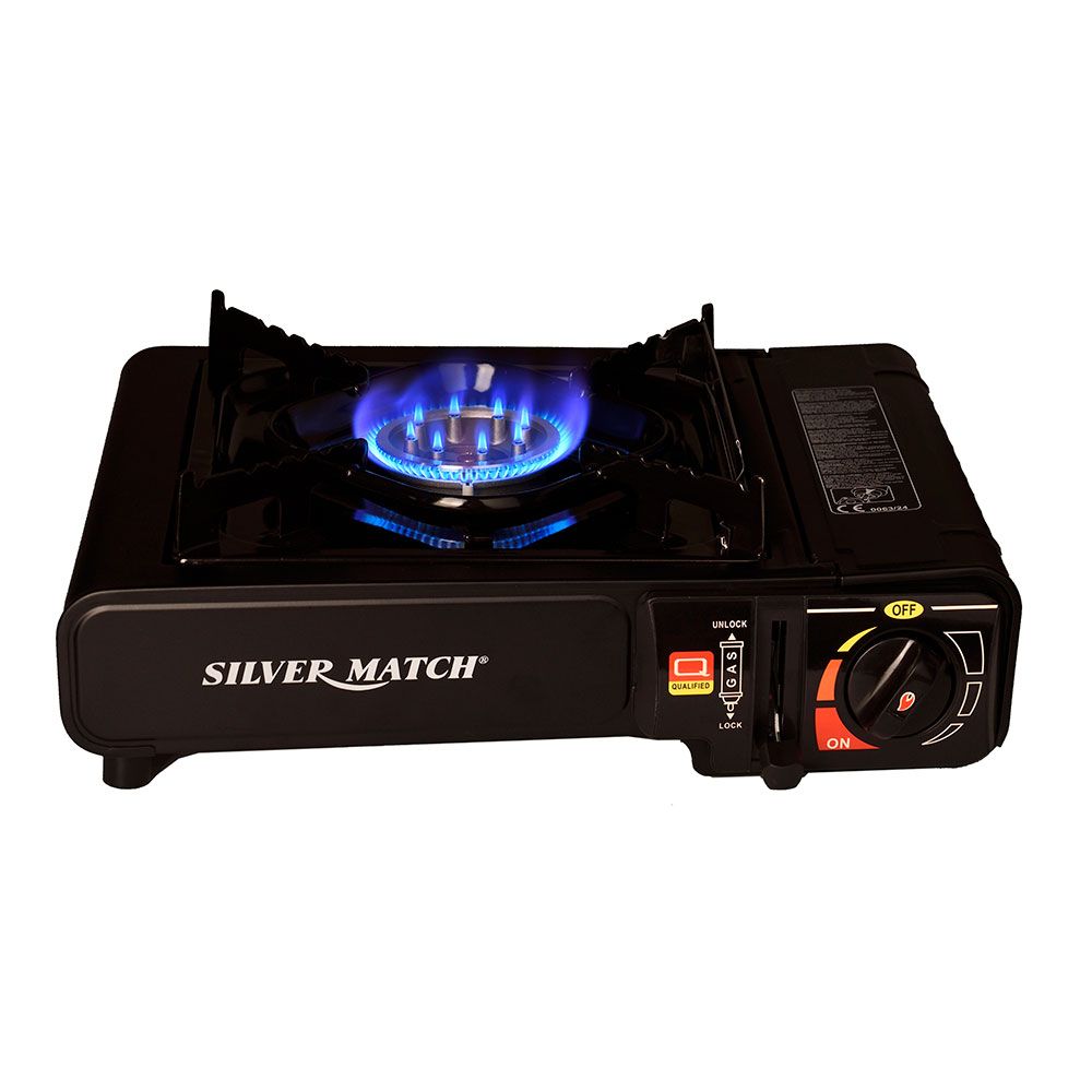 Cocina portátil de gas de 1 fuego, 20 kw, 146 g/h