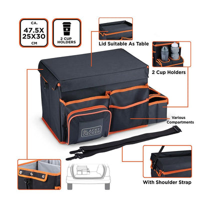 Organizador para automóvil con enfriador 47.5 x 25 x 30 cm