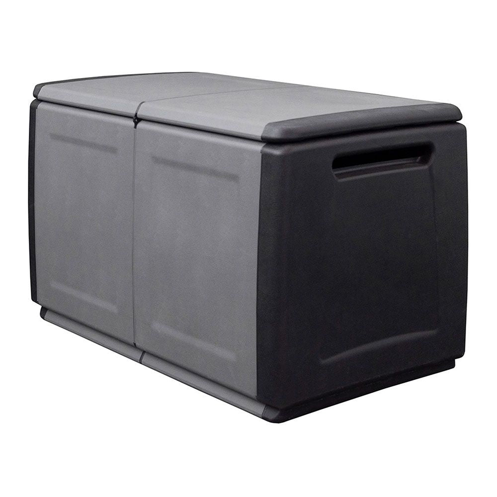 Baúl polipropileno 230 l, gris oscuro, 96 x 53 x 57 cm