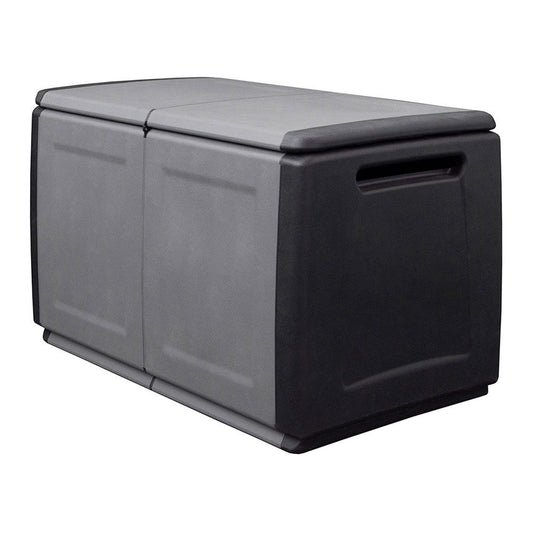 Baúl polipropileno 230 l, gris oscuro, 96 x 53 x 57 cm