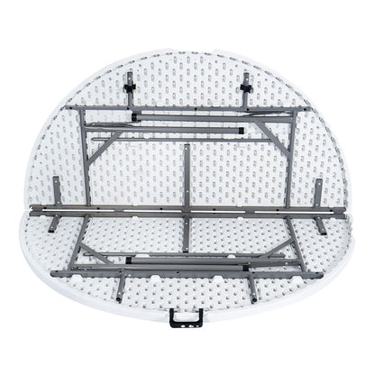 Mesa redonda plegable, 180 x 74 cm