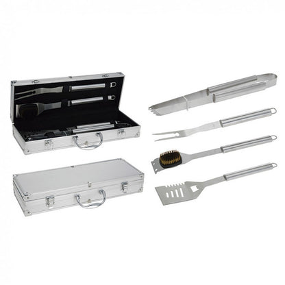 Conjunto de 4 utensilios para barbacoa