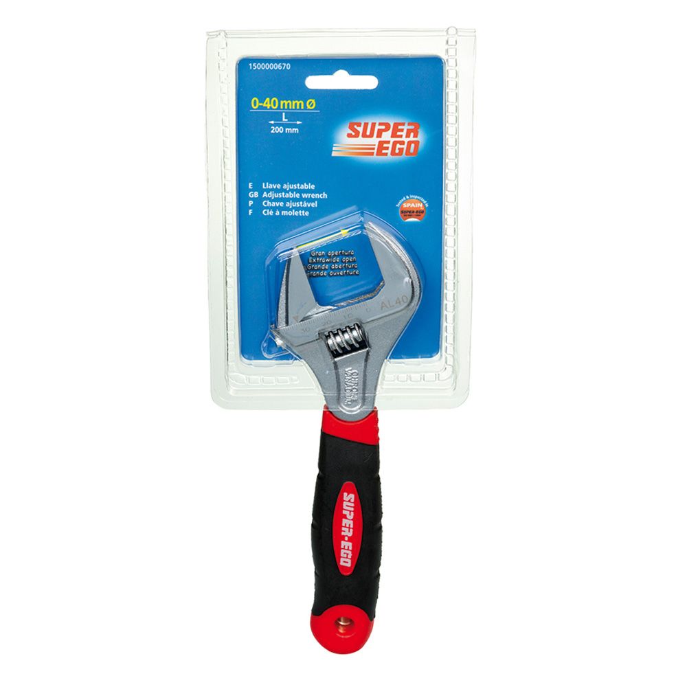 Llave ajustable de gran apertura 8 pulg