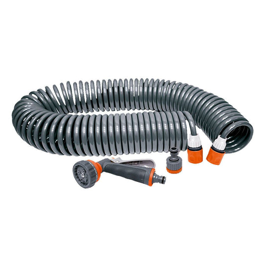 Kit manguera espiral ø9 mm, 3/8 pulg, 15 m