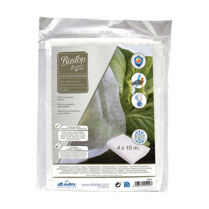 Tela de protección cultivos paño artic 4 x 10 m 30g/m²