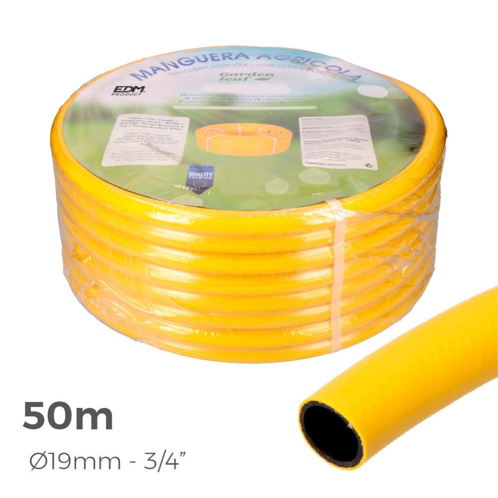Manguera agrícola ø19 mm, ¾ pulg, 50 m