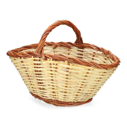Cesta caña 44x31x22cm altura con asa 34cm