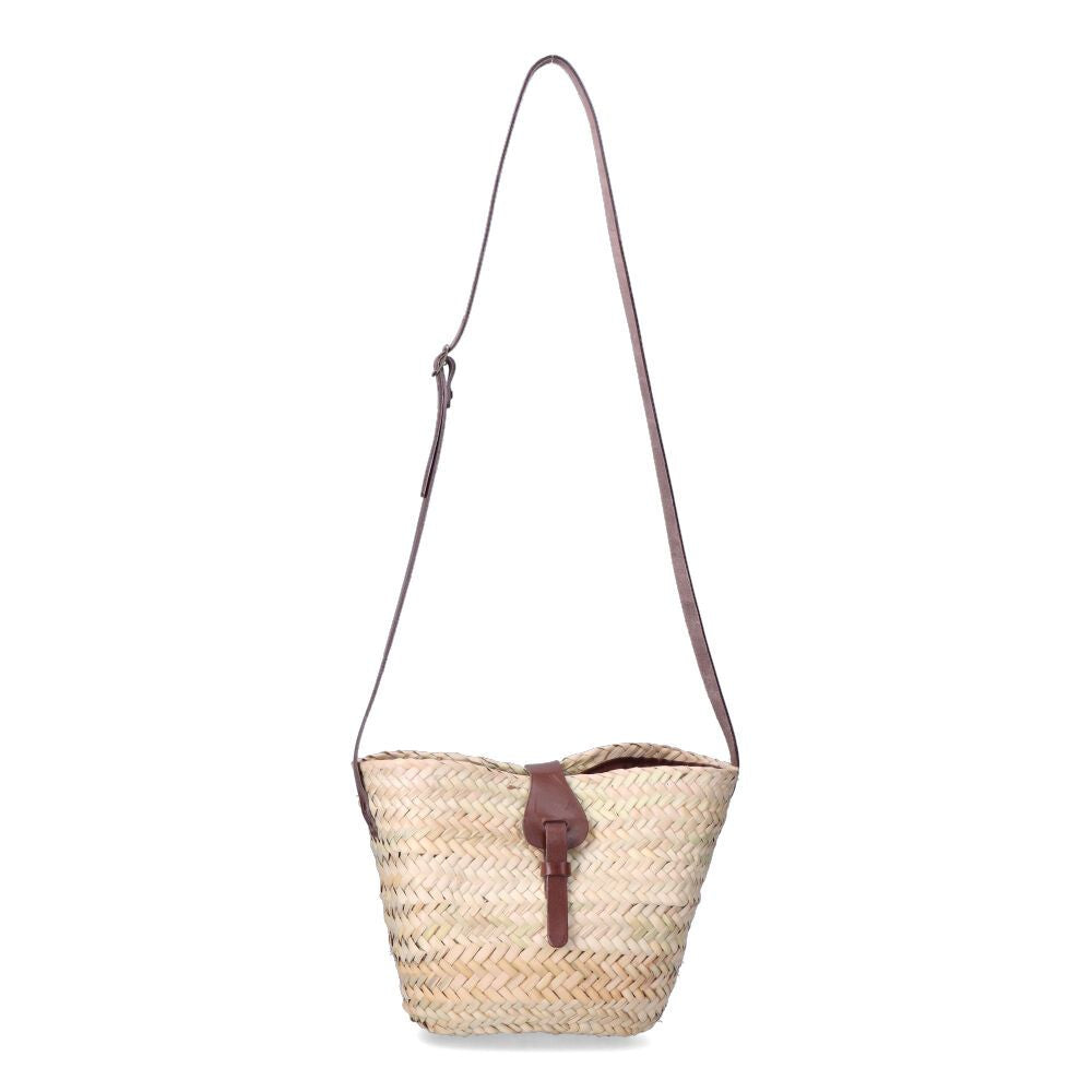 Bolso plano con presilla y asa bandolera 2 colores surtidos