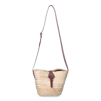 Bolso plano con presilla y asa bandolera 2 colores surtidos