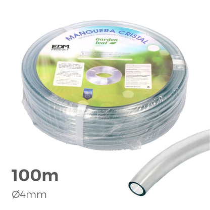 Manguera de cristal transparente 100 m (4 mm)