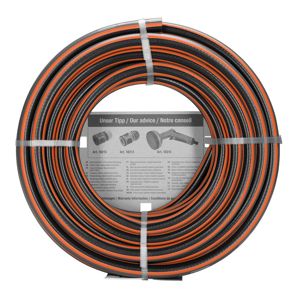 Manguera de riego flex ø19 mm, ¾ pulg, 25 m