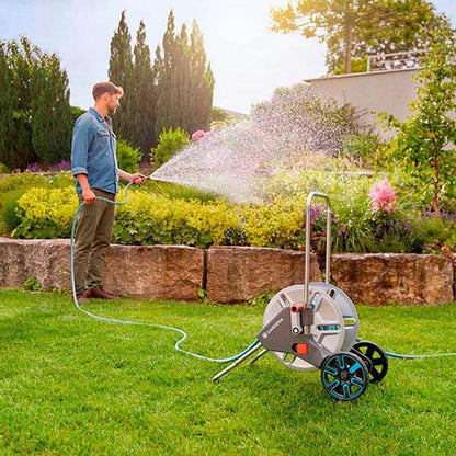 Carro de metal con manguera 25 m