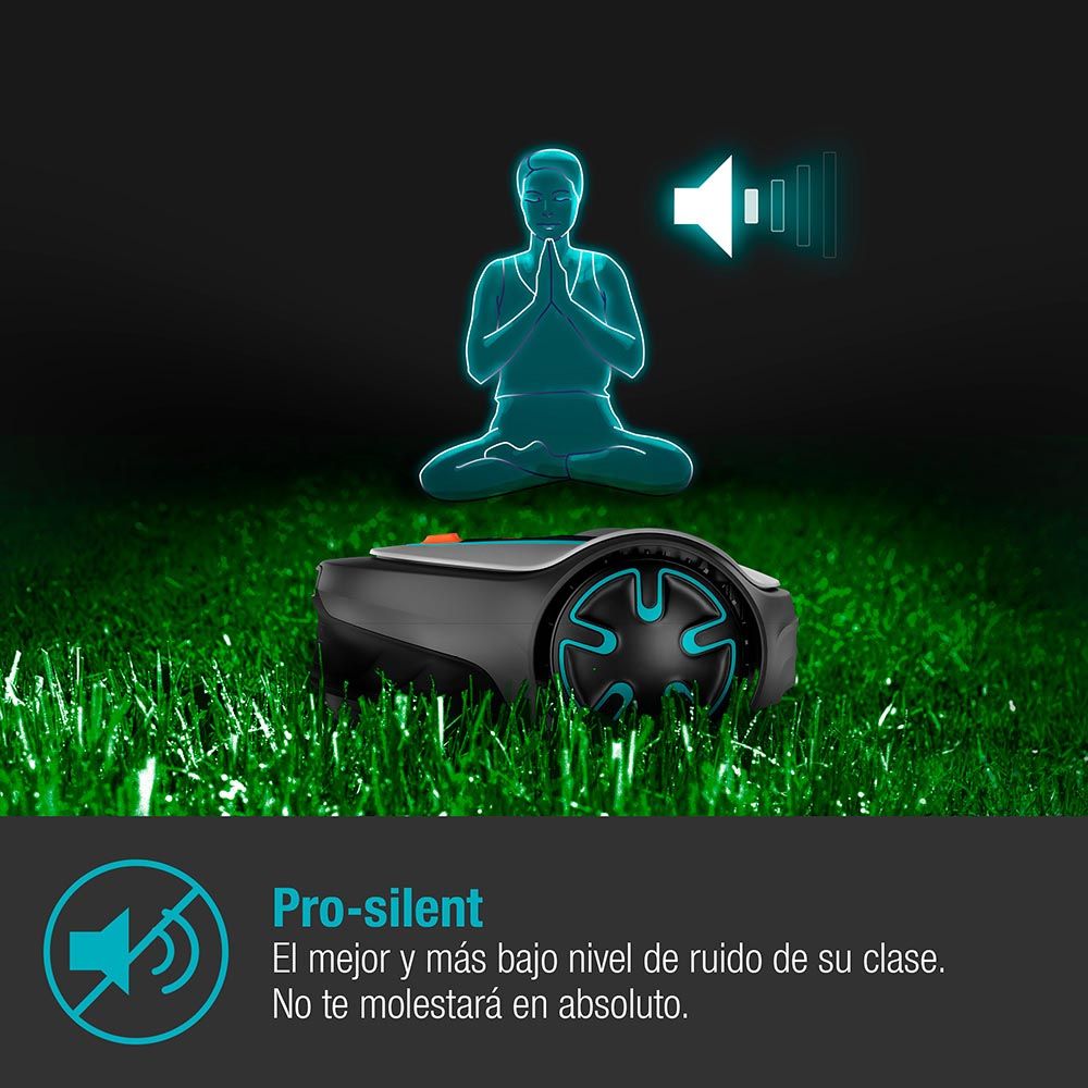 Robot cortacésped sileno para segar jardines 15201-34 gardena