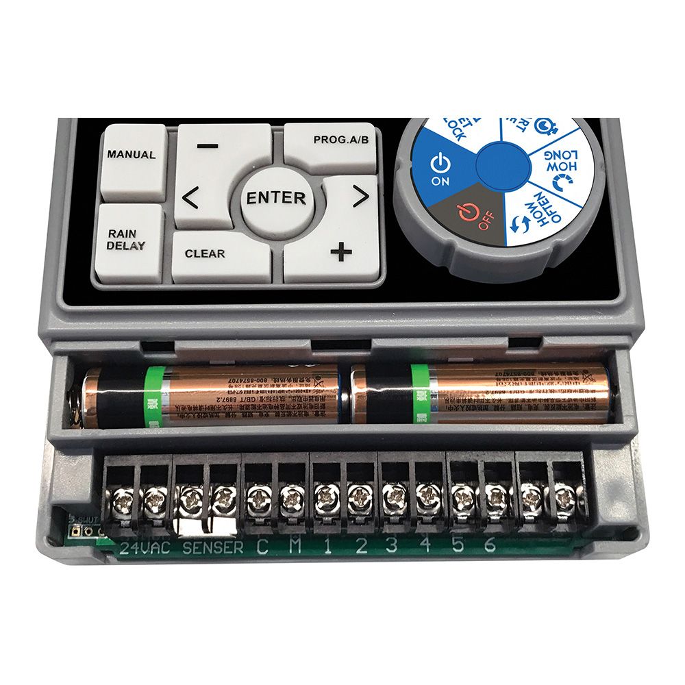 Programador de riego electrónico 6 zonas access
