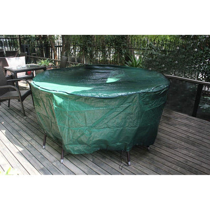 Funda de protección, cubre mesa y sillas, ø205 x 90 cm, 100 g/m²
