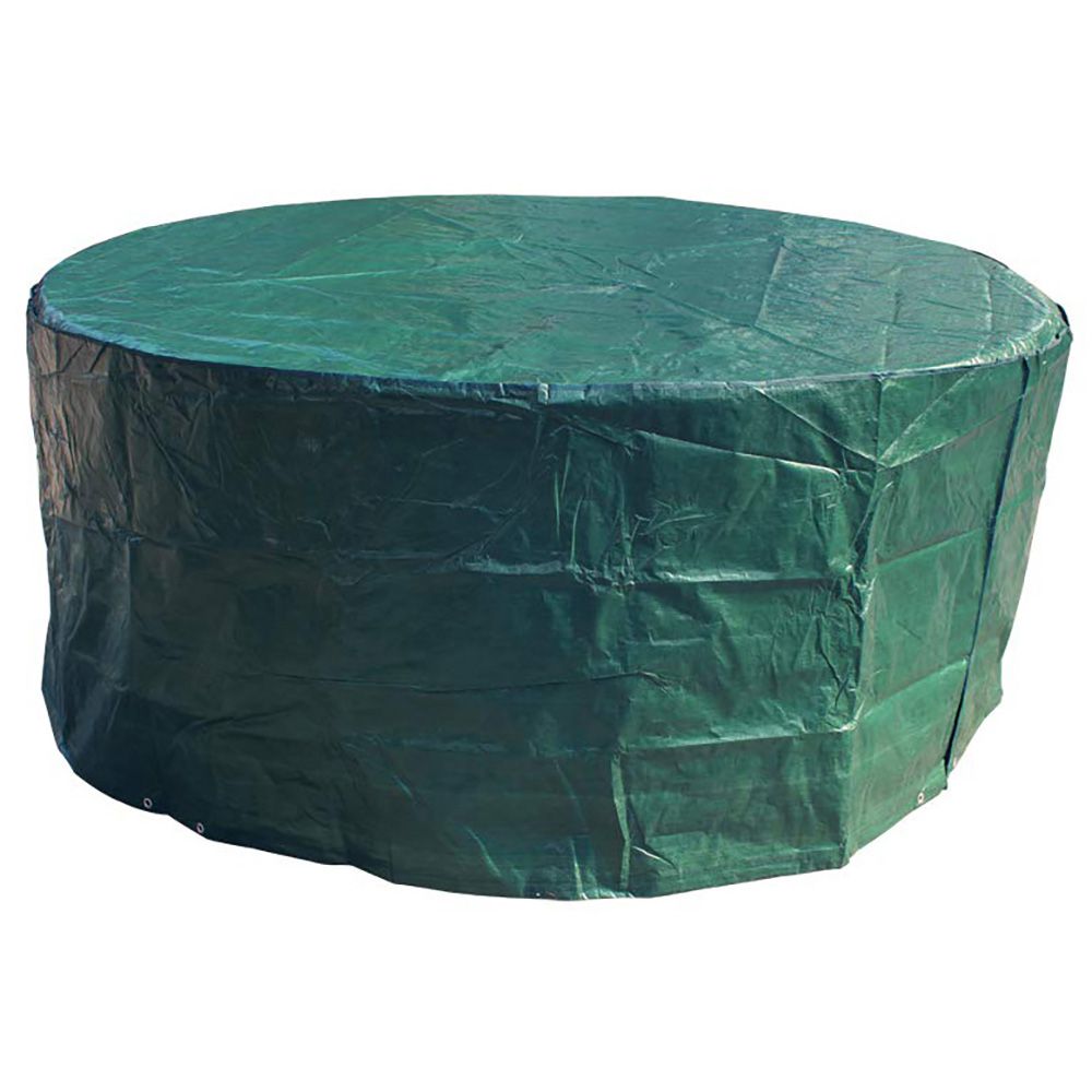 Funda de protección, cubre mesa y sillas, ø205 x 90 cm, 100 g/m²