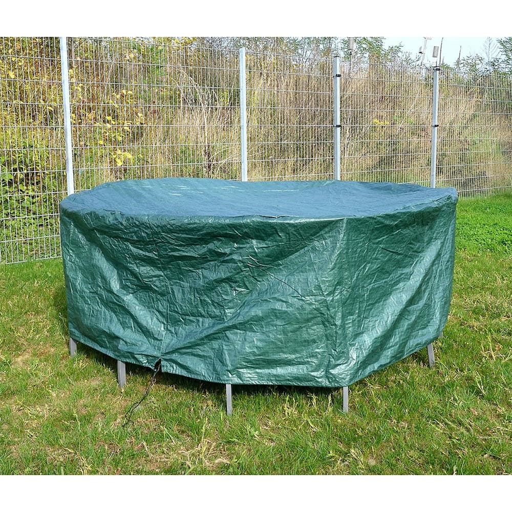 Funda de protección, cubre mesa y sillas, ø325 x 90 cm, 100 g/m²