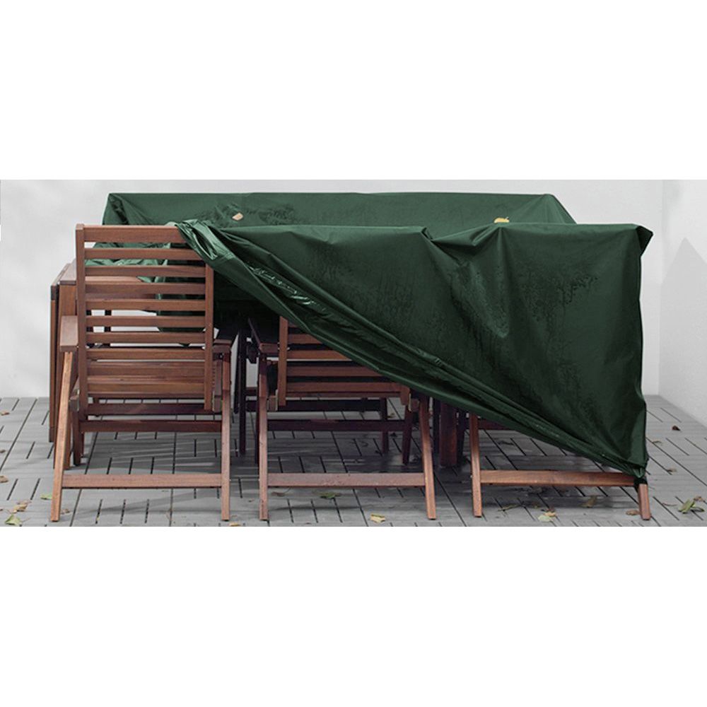 Funda de protección, cubre mesa y sillas, 205 x 325 x 90 cm, 240 g/m²