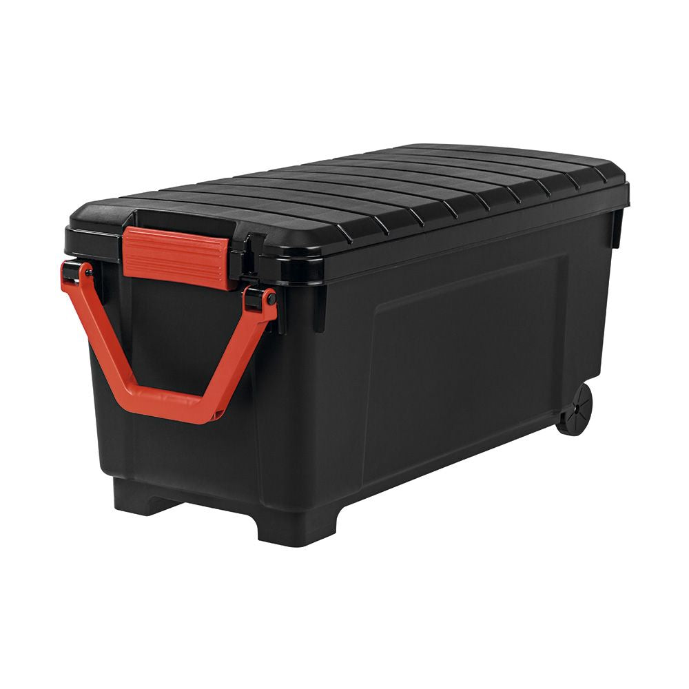 Caja pongotodo 'explorer box' 170 l con asa y ruedas. 49 x 103 x 50 cm