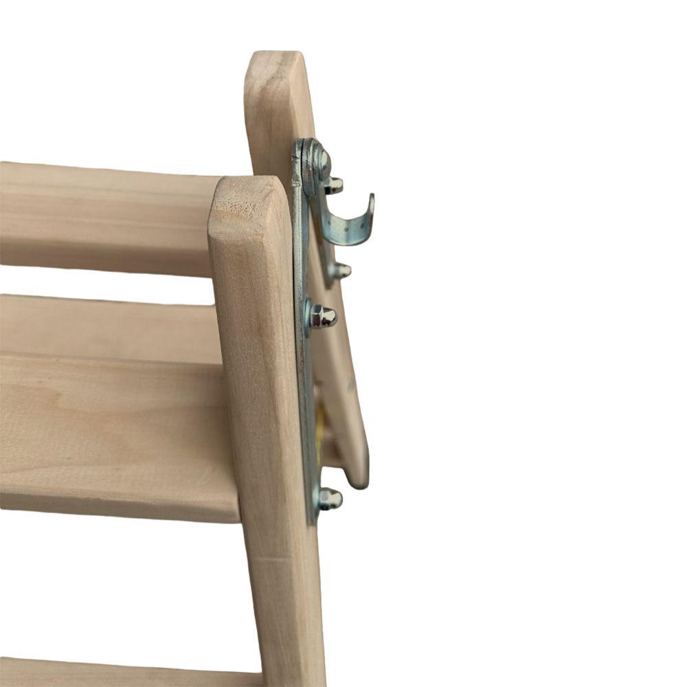 Escalera de madera 5 peldaños 139cm plabell