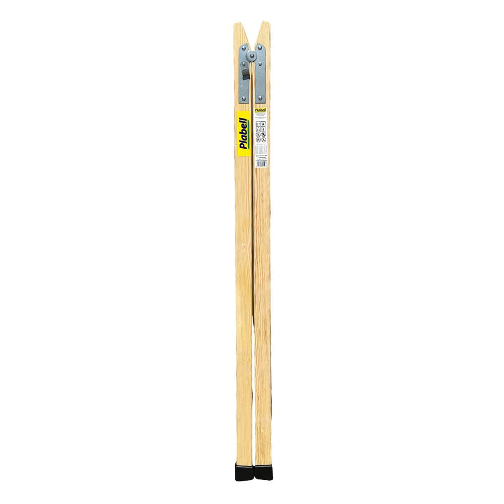 Escalera de madera 6 peldaños 164cm plabell