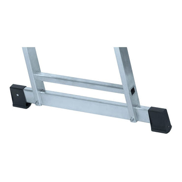Escalera transformable de aluminio 2 x 9 peldaños