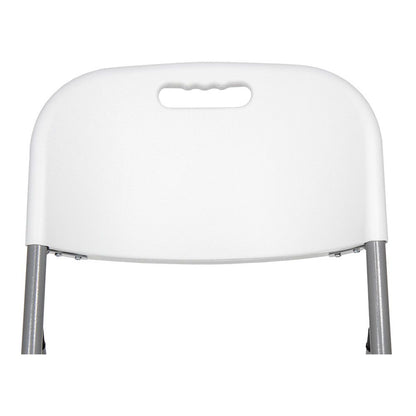Silla plegable blanca 86,5 x 47 x 54 cm