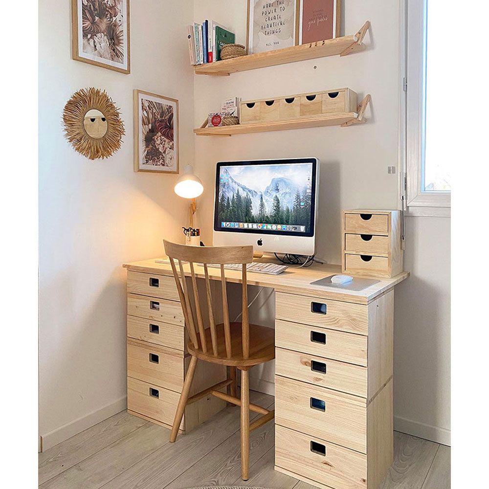 Tablero madera maciza de pino, 120 x 60 x 1,8 cm