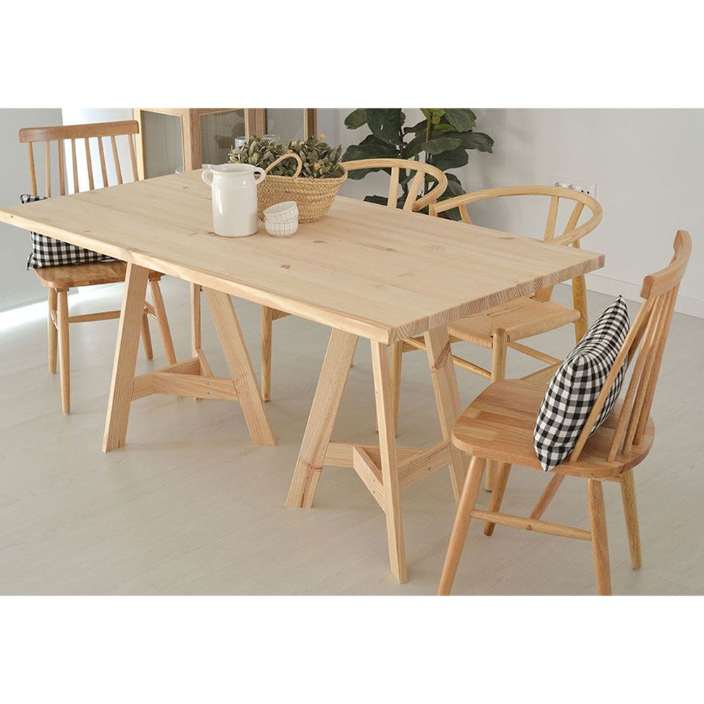 Tablero madera maciza de pino, 160 x 80 x 3 cm