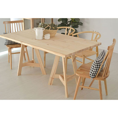 Tablero madera maciza de pino, 160 x 80 x 3 cm