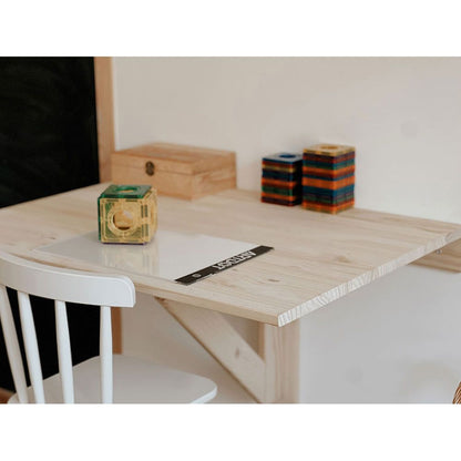 Mesa plegable madera de pared, 79 x 59 x 2 cm