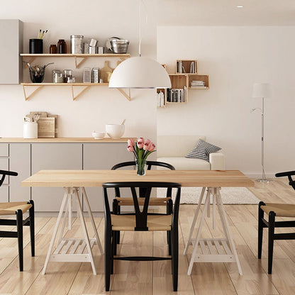 Caballete architect pino macizo blanco