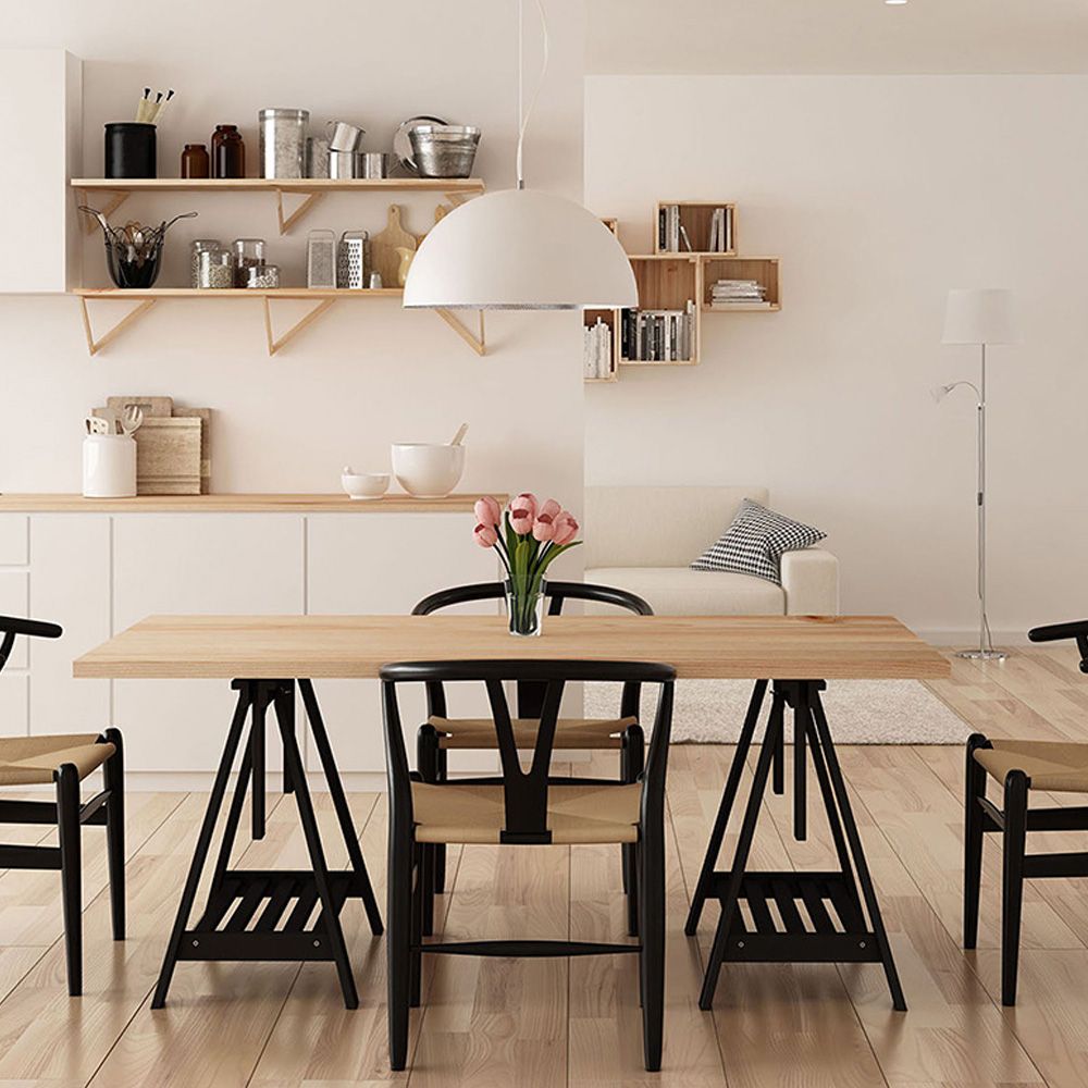 Caballete architect pino macizo negro